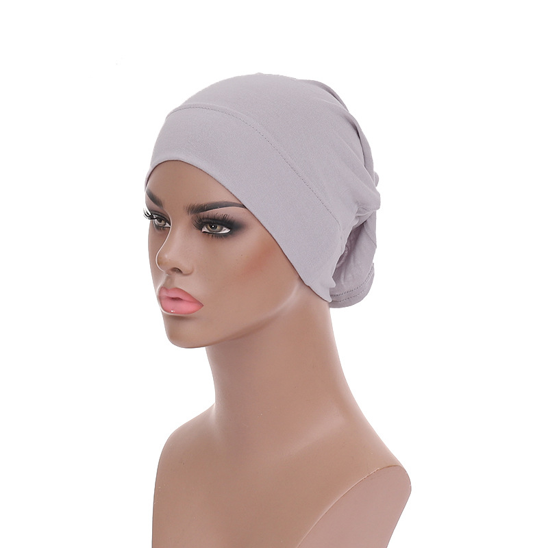 Muslimischer Hut, mehrfarbig, elastische Kappe aus merzerisierter Baumwolle_voghion.com