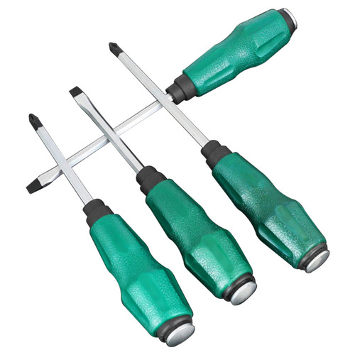 Chrome vanadium steel screwdriver with core handle, one-word cross, knockable core screwdriver, hand tool driver, screwdriver