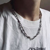 Tide, universal necklace suitable for men and women hip-hop style, accessory, Gothic, punk style, wholesale