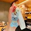 Cartoon crystal, brand bag, doll for beloved, fashionable keychain