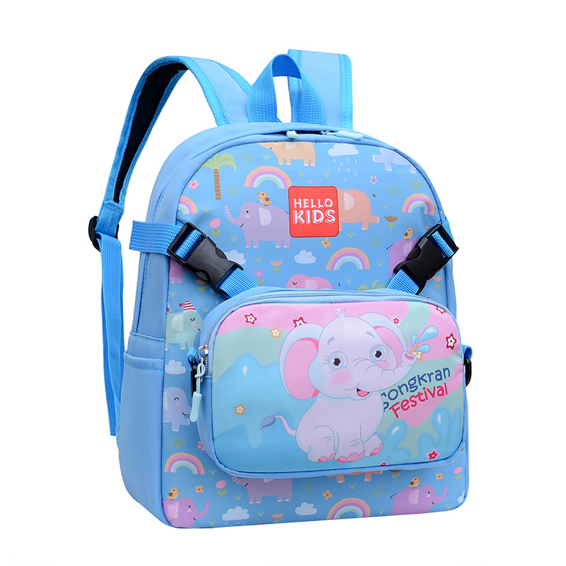 2023 Comercio exterior nueva escuela primaria estudiante mochila niñas Grado uno y dos niños ultra-ligero de gran capacidad kindergarten clase grande