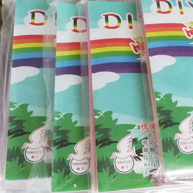 Оптовая продажа: бумага для скрапбукинга формата А4, пятицветная, двухслойная, выдувного формования, для детского творчества, рукоделия, DIY, разноцветная, напрямую от производителя.