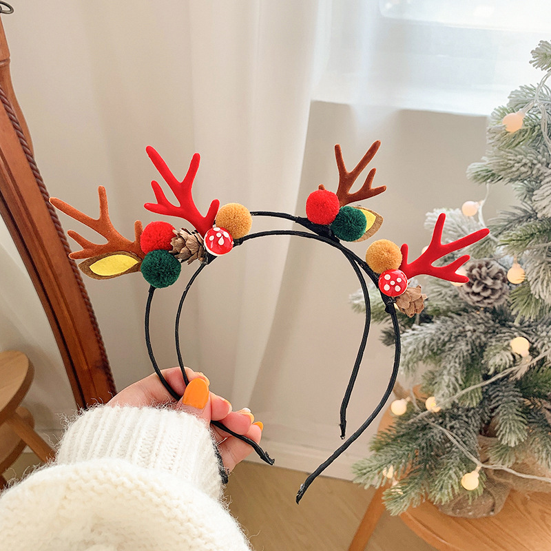 Christmas Cute Antlers Cloth Party display picture 1