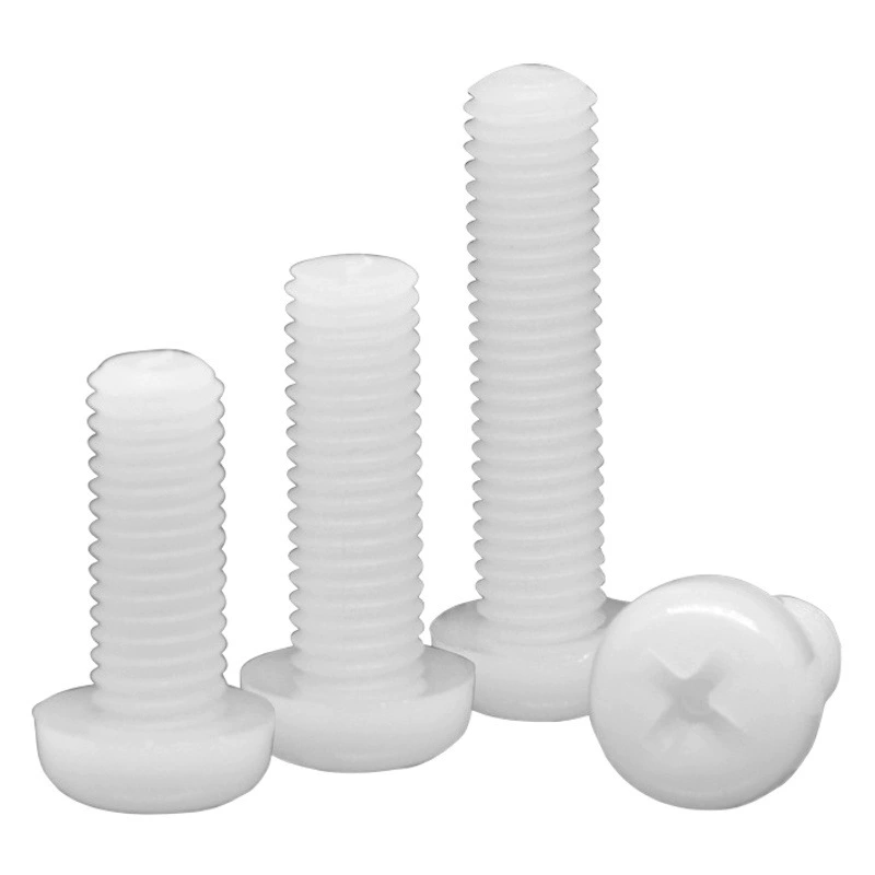 Пластиковый нейлоновый винт с круглой головкой, нейлоновый винт с крестообразной головкой PA66, пластиковый изоляционный болт M2M3M4M5M6M8
