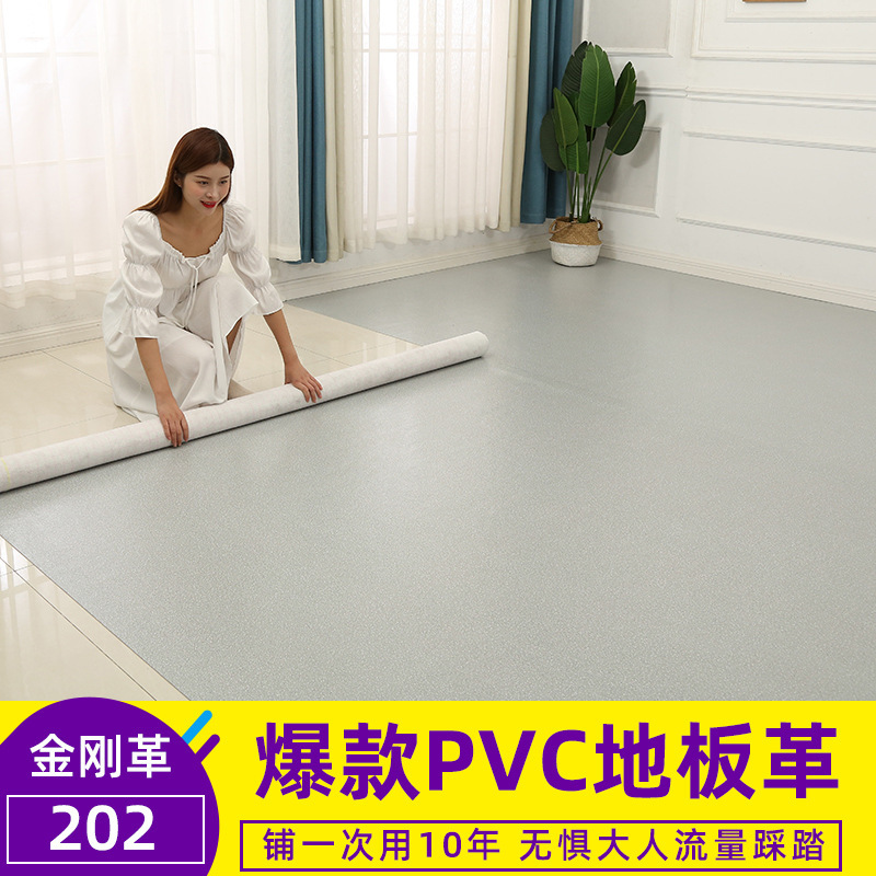 リビングの耐磨耗床は家庭用寝室PVC床セメントタイルを貼ります。|undefined