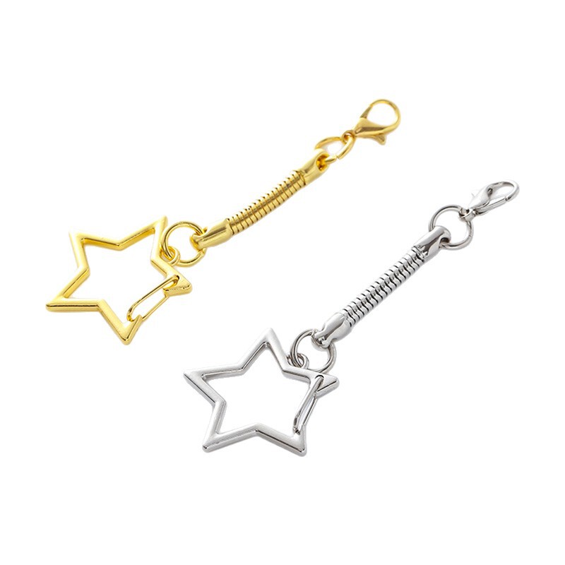 メーカー在庫卸売スターバックル + スネークチェーン diy ジュエリーアクセサリーアニメーション周辺吊りバックルフックバックル五芒星 12|undefined