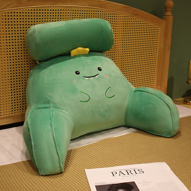 Almohada de cama al por mayor Ice Doudou Almohadilla de respaldo grande Cojín de cabecera Almohada de paquete suave Sofá para dormir