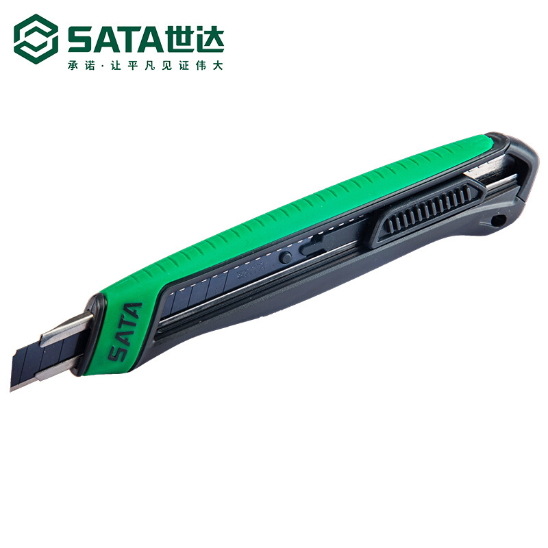 世达 93482系列橡塑柄推扭美工刀