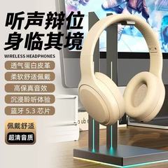 跨境爆款DR88头戴式耳机华强北硅胶无线蓝牙耳机超长续航