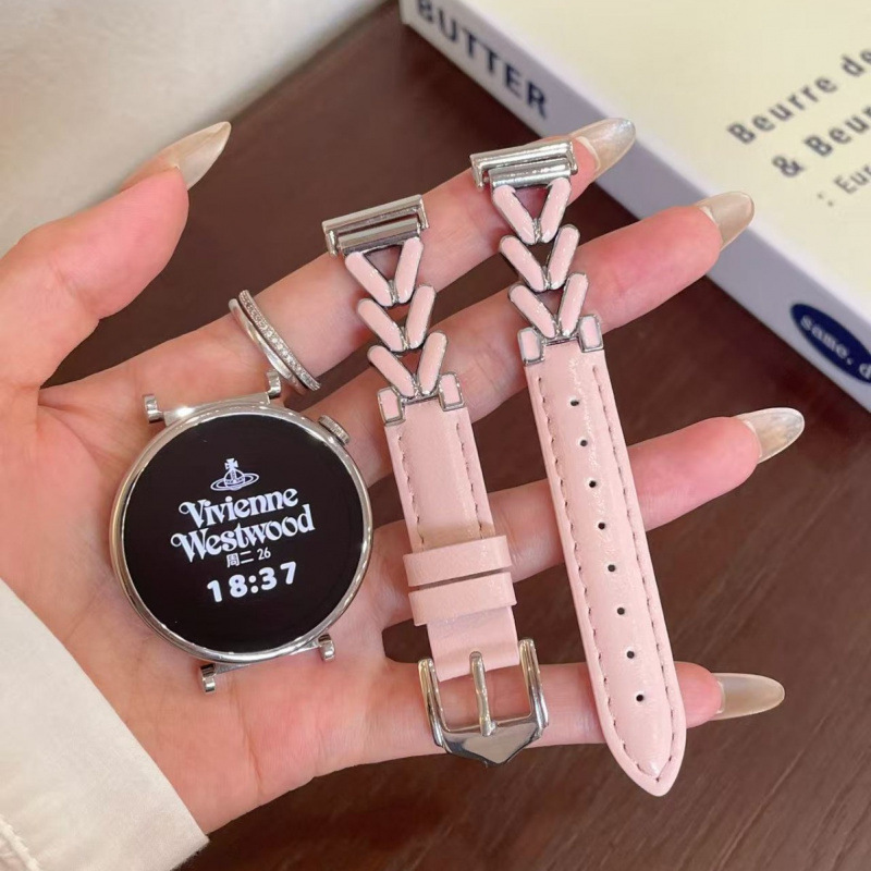 Suitable for Apple, Xiaomi, Samsung, Rubber V-Shaped Leather Strap Fit5, Huawei Gt6 Watch, Gt5Pro Female Gt4 Suitable for Apple, Xiaomi, Samsung, Rubber V-Shaped Leather Strap Fit5, Huawei Gt6 Watch, Gt5Pro Female Gt4