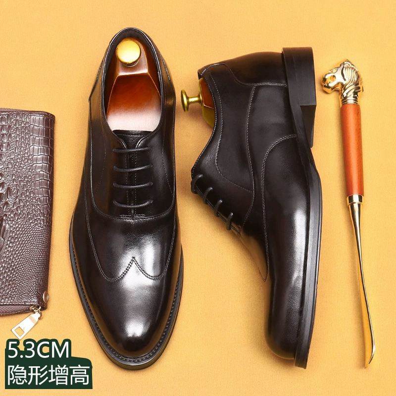 [Специальное предложение vip] Внутренняя высокая кожаная обувь мужская кожаная обувь