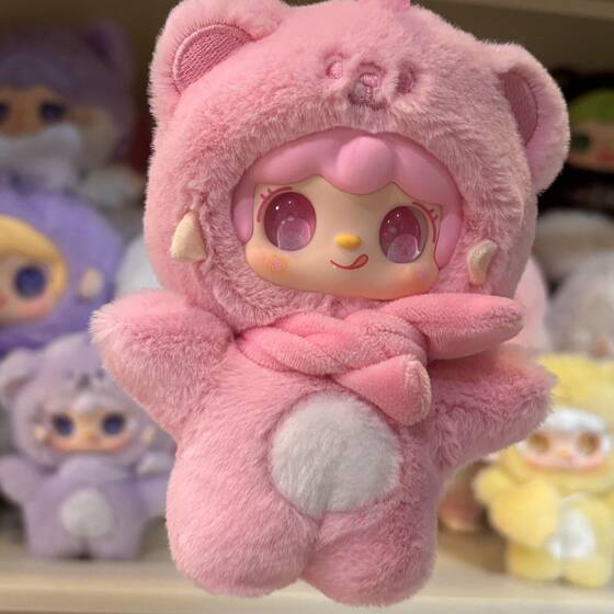 Authentic Yooki V4 Oxygen Oxygen Fourth Generation Bite Bear Series Blind Box Stuffed Vinyl Pendant Girls Gift