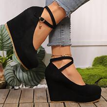 S 41478LThick-soled retro wedge pumps ��׸����¸���Ь����ͨ