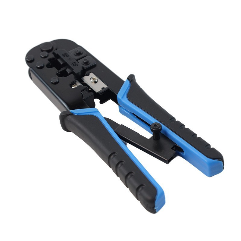 568 ネットワーク圧着ペンチ パワーブーム付き RJ45+RJ11 兼用ネットワークプライヤー/圧着ペンチ N568R ネットワークケーブルプライヤー|undefined