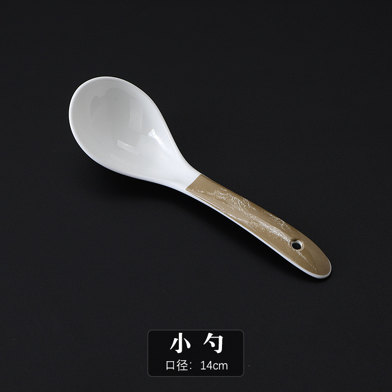 [고급 본차이나] 도야마 주시투 작은 스푼 5개 세트