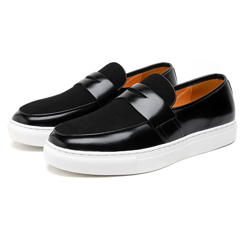 Zapatos de hombre de talla grande transfronterizos nuevos zapatos de cuero casuales de moda zapatos Lefu de moda zapatos de cuero bajos de estilo británico de moda al por mayor image 7