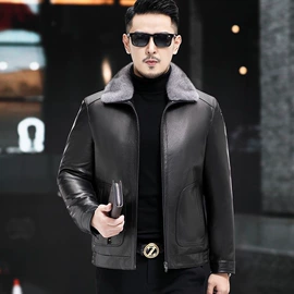 男式真皮皮衣;女式皮衣;男式大衣