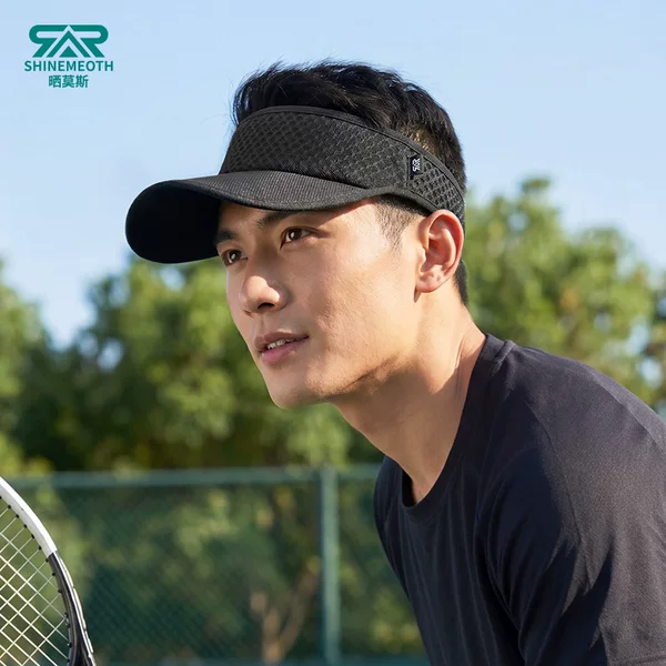 Sun Protection Visor Hat for Outdoor Sports, Breathable Quick-Dry Sweat-Absorbing Tennis Hat for Running, New Cross-Border Model