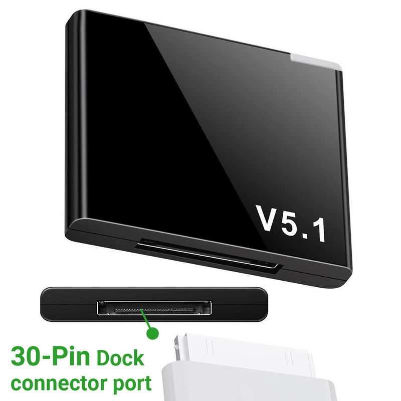 30Pin Bluetooth Audio Receiver 5.1 Suitable for Apple Speakers I-Wave Wireless Music Receiving Adapter 30Pin Bluetooth Audio Receiver 5.1 Suitable for Apple Speakers I-Wave Wireless Music Receiving Adapter