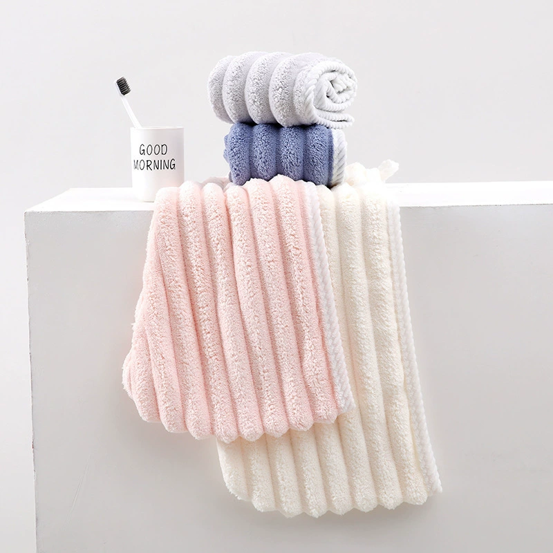 Коралловое полотенце для волос, бархатная shower cap, цветной платок, увеличенная толщина, впитывающий воду