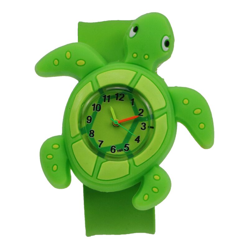 Green Water Ghost Children's Watch Toy Holiday Gift for Girls and Boys, Cute Quartz Watch, Slap Watch Gift