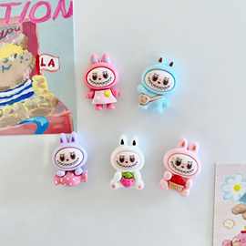 可爱拉布布冰箱贴创意树脂磁吸贴留言板装饰磁力贴