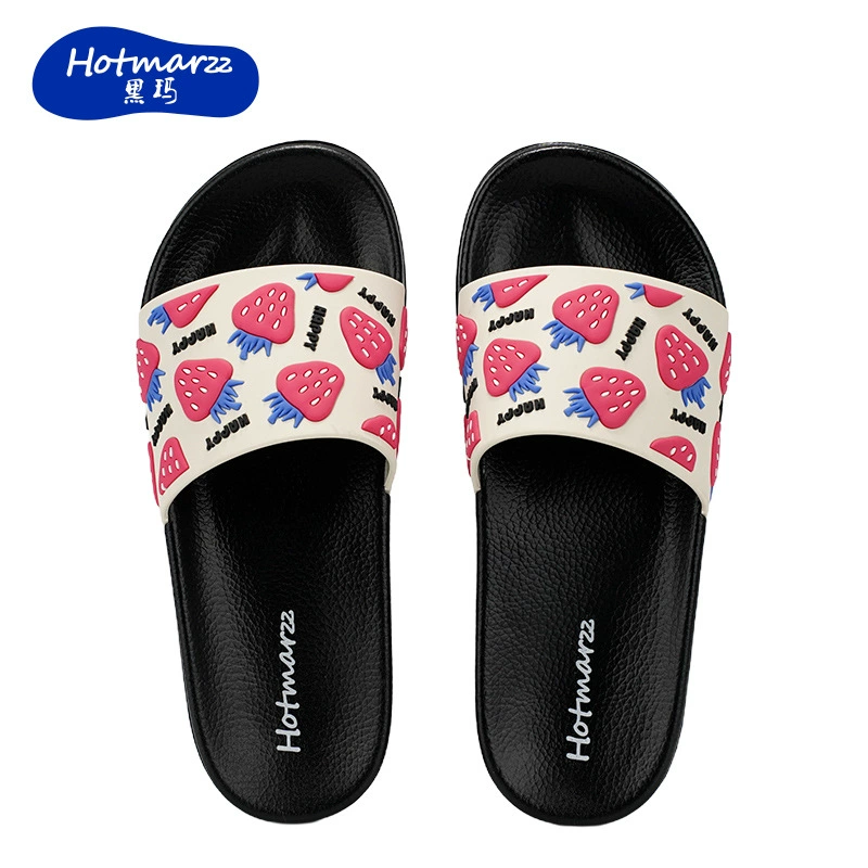 Hotmarzz Blackma женские домашние тапочки для ванной комнаты, милые нескользящие банные тапочки, верхняя одежда из ПВХ, тапочки для покупок