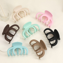 韩版大号气质磨砂南瓜抓夹女后脑勺盘发鲨鱼夹头发夹子发夹批发