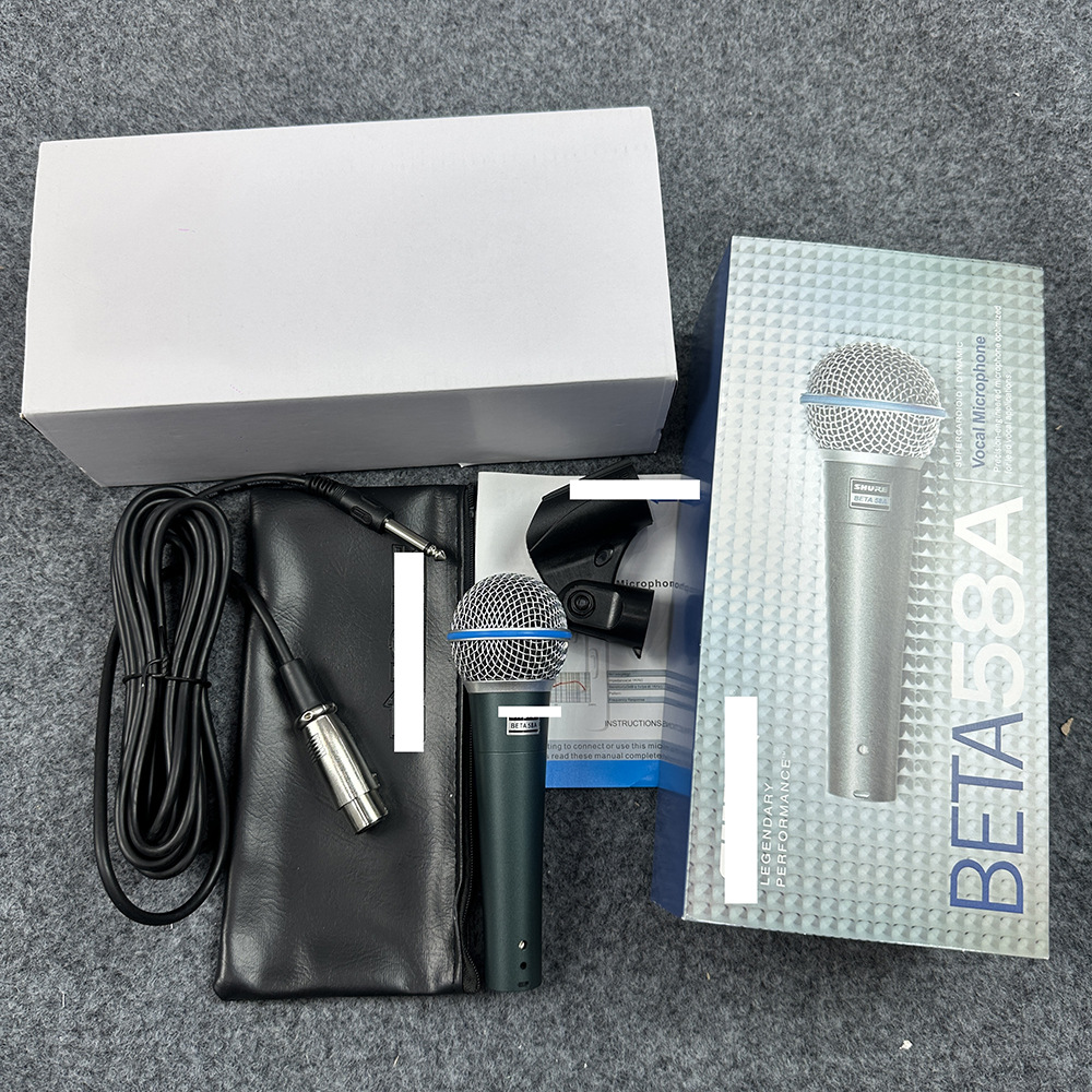 跨境BETA58A有线动圈麦克风直播KTV专用现货