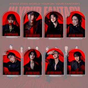 25 Years Ateez Tour Acrylic Stand Desktop Decoration Star Peripherals Korean Star Acrylic Stand
