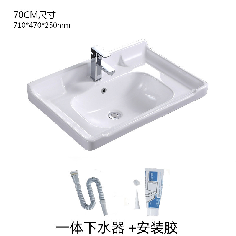 セラミック一体型洗面器、単槽ホーン洗面器、ハイウォーターフレーム洗面器、洗面器キャビネット洗面器、浴室洗面器|undefined