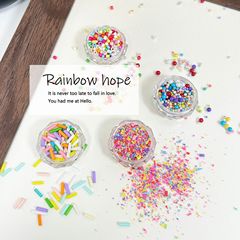 赤い本のドーパミンカラーキャンディー風ネイルアクセサリーかわいい系ネイル素材手作り爪材料バッグ