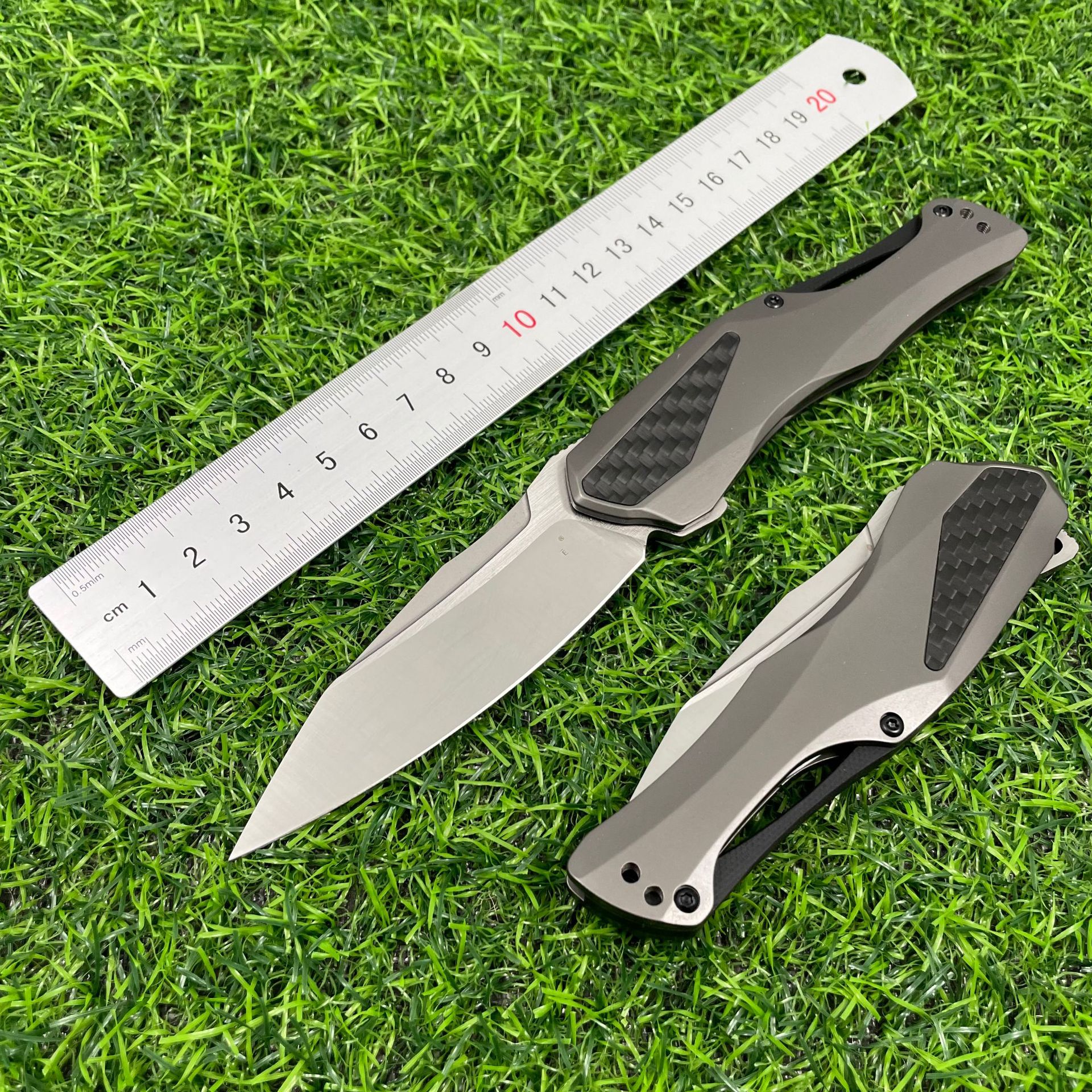 跨境Kershaw卡秀5500户外折叠刀随身携带防身求生折刀户外求生