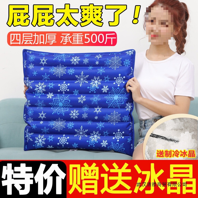 Water-Filled Ice Pad, Water Cushion, Anti-Bedsore Cushion, Elderly Water Cushion, Butt Bed Care, Cold Water Bag Mattress, Summer Cool
