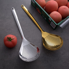 Household Dumpling & Hot Pot Strainer, Large Colander for Noodles, 304 Stainless Steel Scoop, Heat-Resistant Mesh Ladle