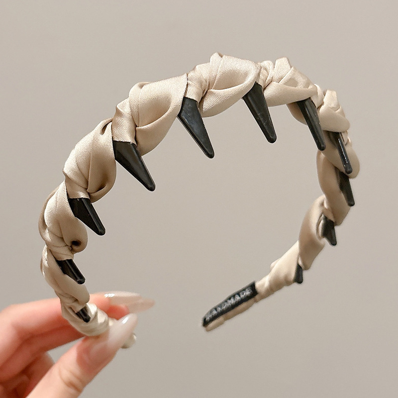 Diadema alta para mujer, nueva colección 2026, accesorio para el cabello estilo Chanel francés, elegante banda ancha para el cabello.