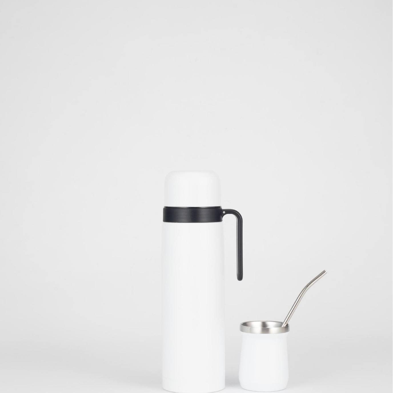 2025 acero inoxidable transfronterizo mate taza de agua portátil a prueba de quemaduras de doble capa