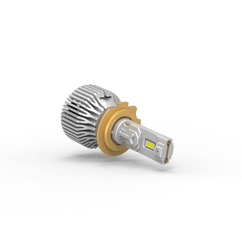 Car LED headlight H7H4 double copper tube cooling 140W power led front light 9005H11 fog light decoding