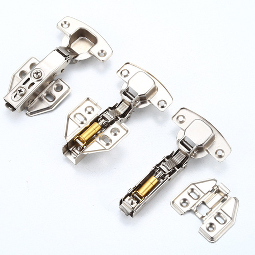 Factory Direct Supply Cold Rolled Steel 1.2mm Buffer Hydraulic Hinge, Damping Corner Bracket for Cabinets and Wardrobes, Pipe Holder Hinge