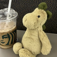 原jellycat綠恐龍公仔可愛毛絨玩具禮物女生跨境玩偶皮殼娃娃批發