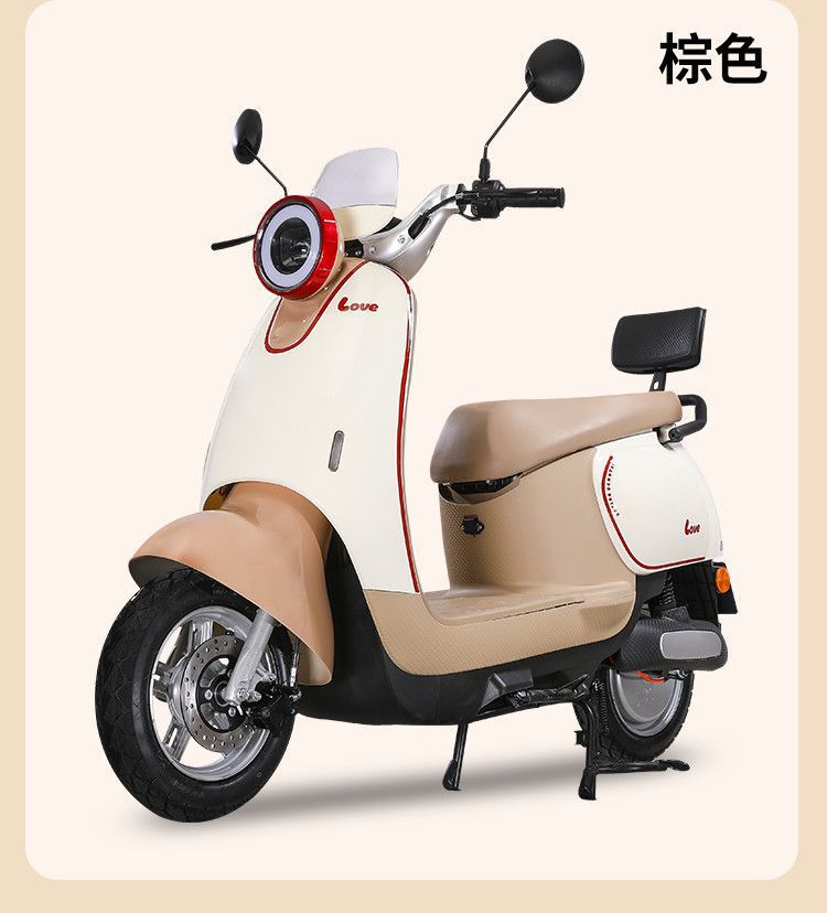 Cross-Border Wholesale of New Adult Electric Vehicles 60V72V, Men's and Women's Electric Scooters with License Plates, Long-Range Electric Motorcycles