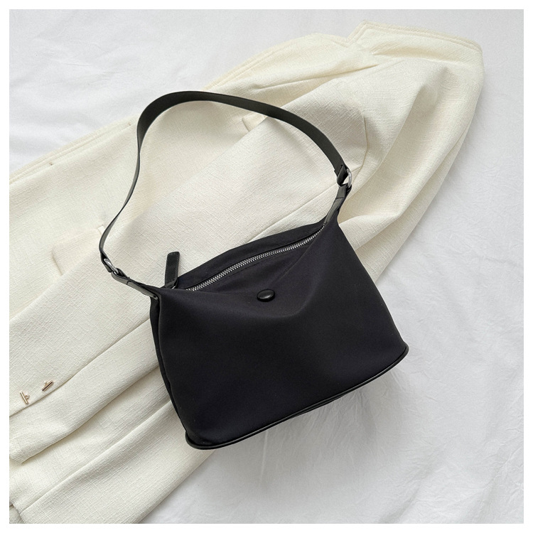 Borsa a tracolla da donna in tessuto oxford borsa versatile trendy_voghion.com