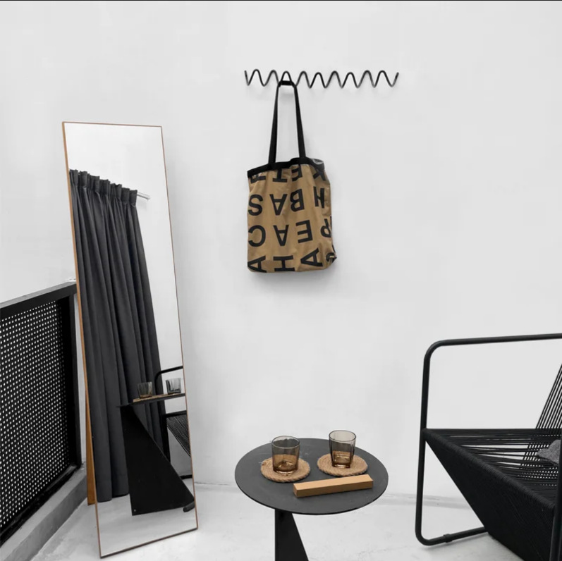 Nordic Ins Wall Hook Wave Storage Creative Hardware Multicolor Vintage Living Room Hallway Wall Background Wall Hook