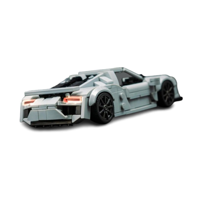 Racing Car Building Block Toy Small Particle Assembly Model_voghion.com