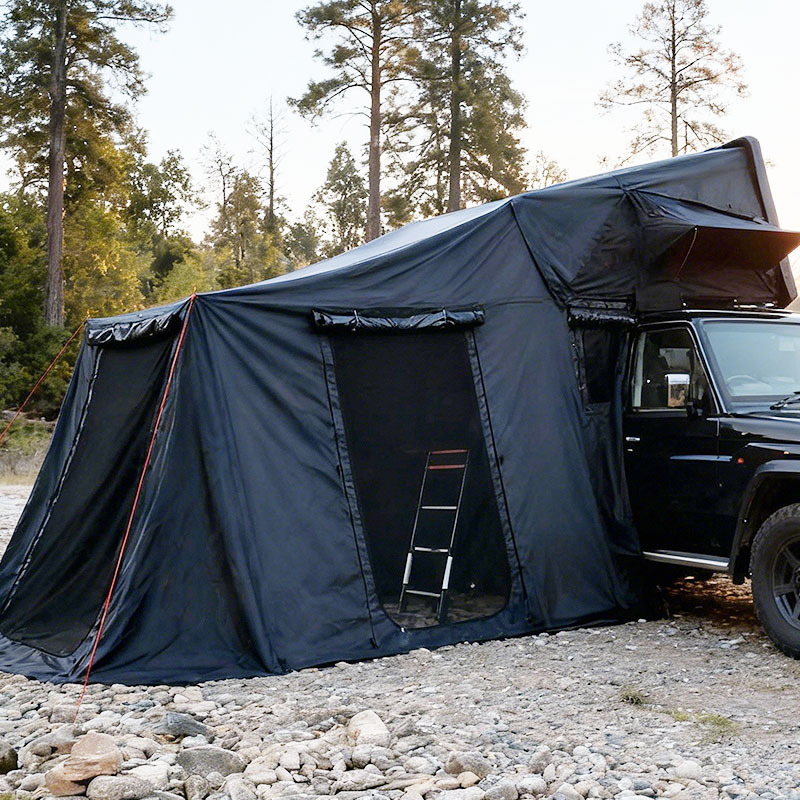 Side-Opening Hard-Shell Roof Tent, Fully Automatic Quick-Opening Abs Aluminum Alloy Hard-Top Suv Outdoor Car Camping Tent