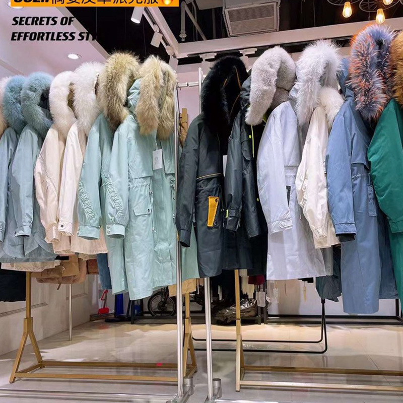 An Unexpected Winter Large Fur Collar Fox Fur Liner Detachable Regular Drawstring Long Pie Overcome Physical Wholesale Tail Goods