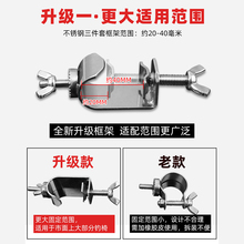 钓椅配件大全通用型三件套鱼护架炮台架座伞架饵盘架钓灯支北红之