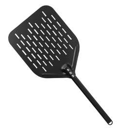 披萨铲冲孔蛋糕转移器长柄方形披萨出炉铲厨房铲批发披萨冲孔烤盘