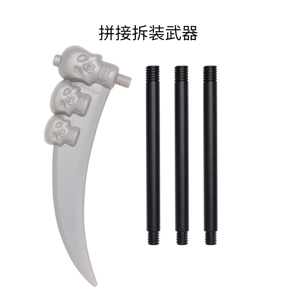 Halloween juguetes demonios tridentes hachas accesorios de escenario Lincoln bastones armas simuladoras armas muertes hoce