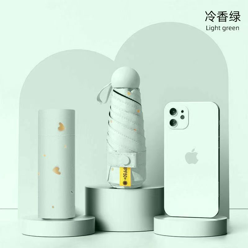 Paraguas totalmente automático para mujer, paraguas de tres pliegues, revestimiento negro, doble uso para sol y lluvia, paraguas parasol, protección UV, paraguas para el sol, paraguas publicitario